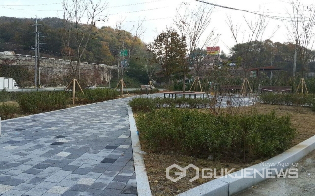 광주시 오포읍, '능평 쌈지공원 조성' 완료