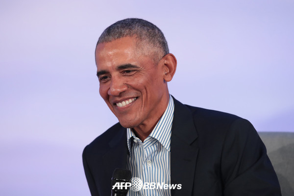 버락 오바마 전 미국 대통령. ⓒSCOTT OLSON / GETTY IMAGES NORTH AMERICA / GETTY IMAGES VIA AFP / AFPBBNews