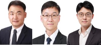 왼쪽부터 강석태 카이스트 교수, 권영국 유니스트 교수, 김형준 카이스트 교수. 