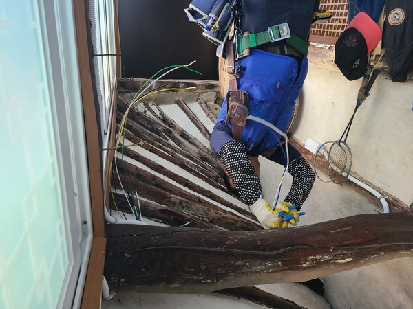 산청군 취약계층 노후 전기시설 개선 자료사진