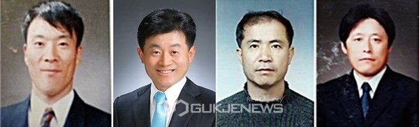 사진 왼쪽부터 김수군, 고성봉, 오춘식, 차경태.