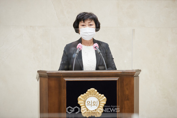 용인시의회 김상수 의원, 5분 자유발언 모습.