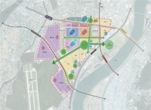 ​부산연구개발특구(첨단복합지구) 토지이용구상도​