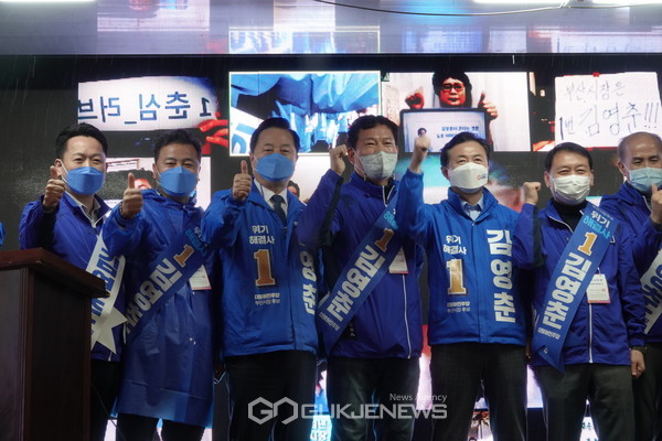 김두관, 부산 상주하며 “김영춘 뽑아달라” 호소