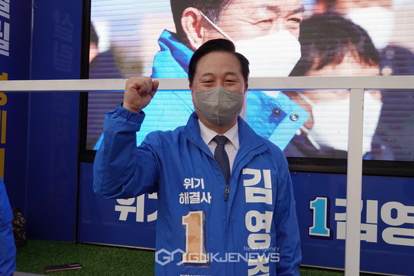 김두관, 부산 상주하며 “김영춘 뽑아달라” 호소