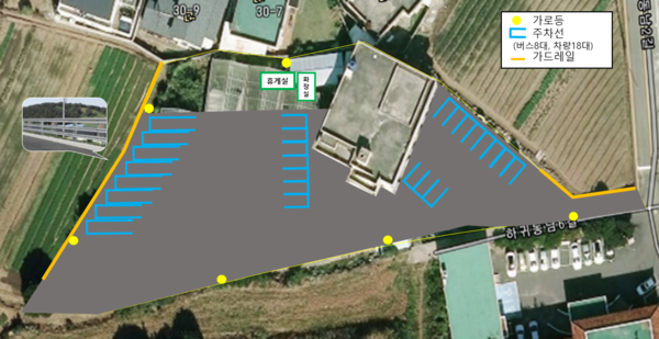 제주시가 추진중에 있는 공영버스 애월권역 회차지 조성사업을 5월중에 완료된다.