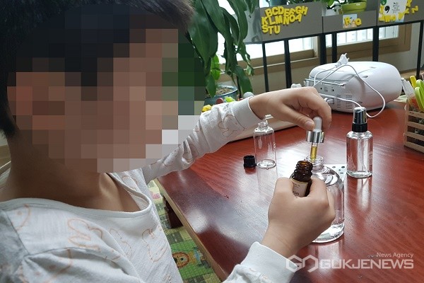 프로그램 체험 모습.(제공=진천군청)