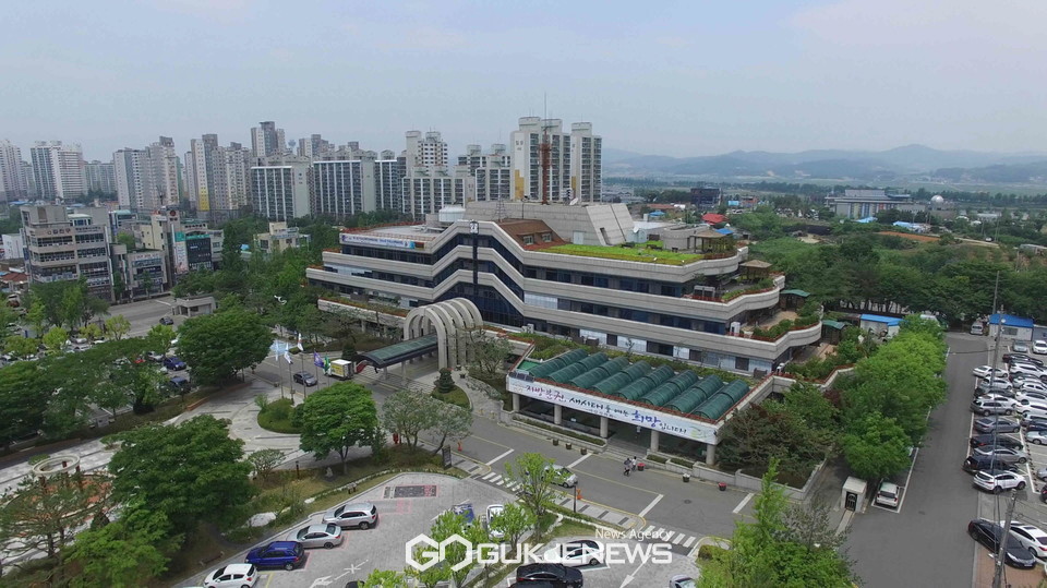 아산시청 전경
