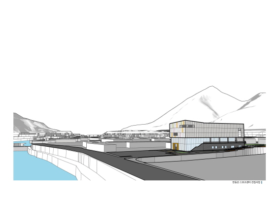 민둥산복합스포츠센터&nbsp;조감도.<사진제공=정선군>