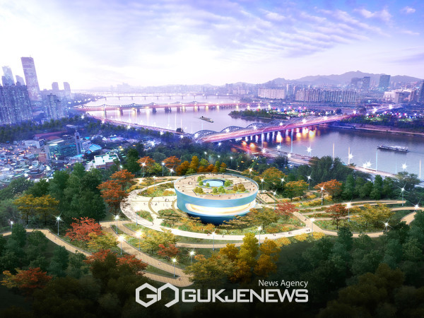 용양봉저정 공원 전망대 조감도