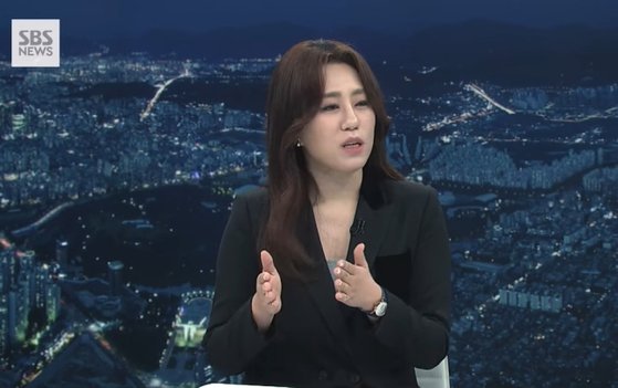 '고발 사주의혹' 조성은 "국정원법 위반 아냐"(사진=SBS)