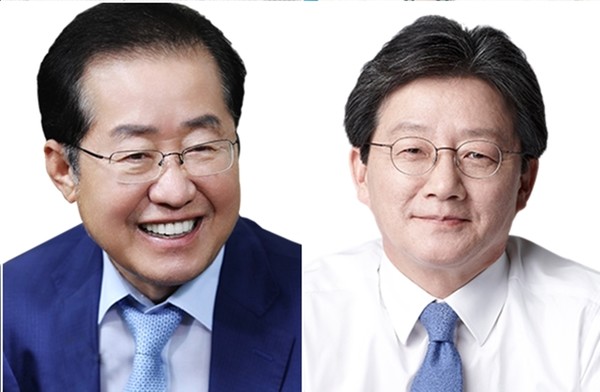 국민의힘 홍준표·유승민 대선 예비후보.