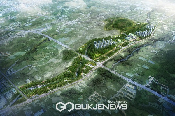 오등봉공원 조감도.