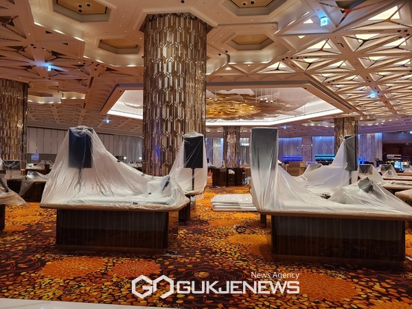 제주드림타워 복합리조트 의 외국인 전용 카지노. [사진=문서현 기자]