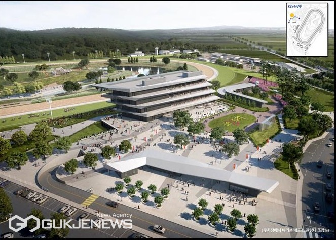 (제공=영천시) 영천경마공원 관람대 조감도
