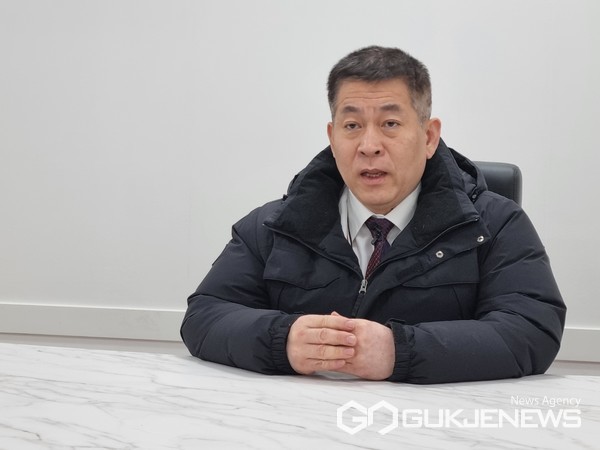 부산 사하구 괴정5구역 주영록 재개발추진위원장./조하연 기자