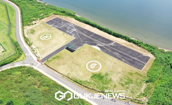 (사진=국제뉴스DB) 2021년 말 개장한 고양 대덕드론비행장 광경.