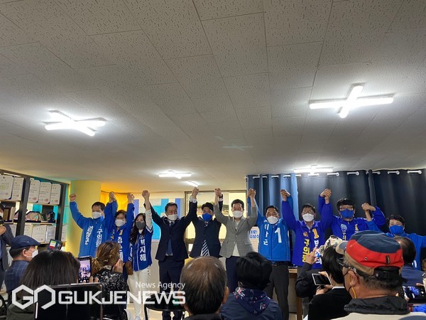 김삼수 시의원 후보 선거사무소 개소식 모습/재공=김삼수 캠프