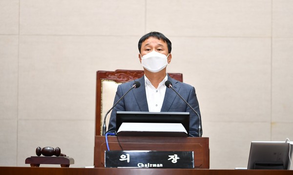 (사진=완주군의회) 김재천 의장