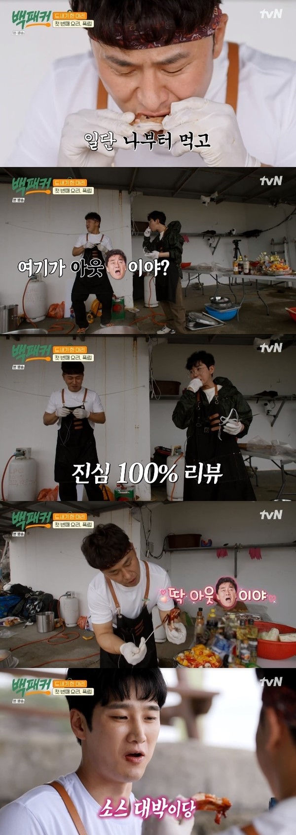 [종합]백패커 촬영지, 제주도 찾은 백종원 폭립·굴라시·동파육 극찬 세례(사진=tvN)