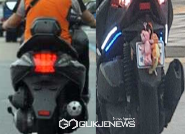 번호판 규정위반 사례