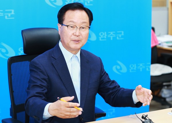                                                          (사진=완주군) 유희태 군수