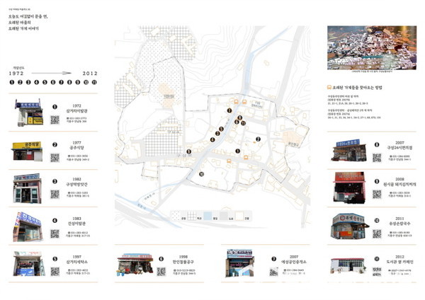 ▲아카이빙 프로젝트 구성·마북편 기록 결과물_구성·마북의 오래된 가게들(사진=용인문화재단)