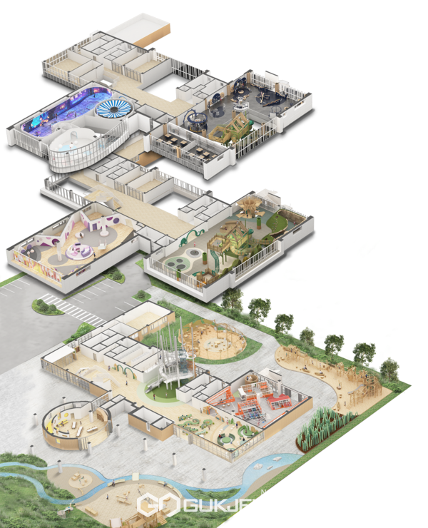                   경기 북부에 유아체험교육시설 설립_체험시설 조감도 <이미지제공=경기도교육청>                            