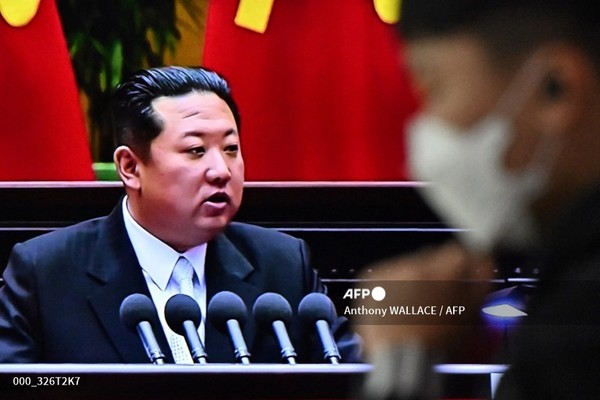김정은 북한 국무 위원장. 사진제공/AFP통신