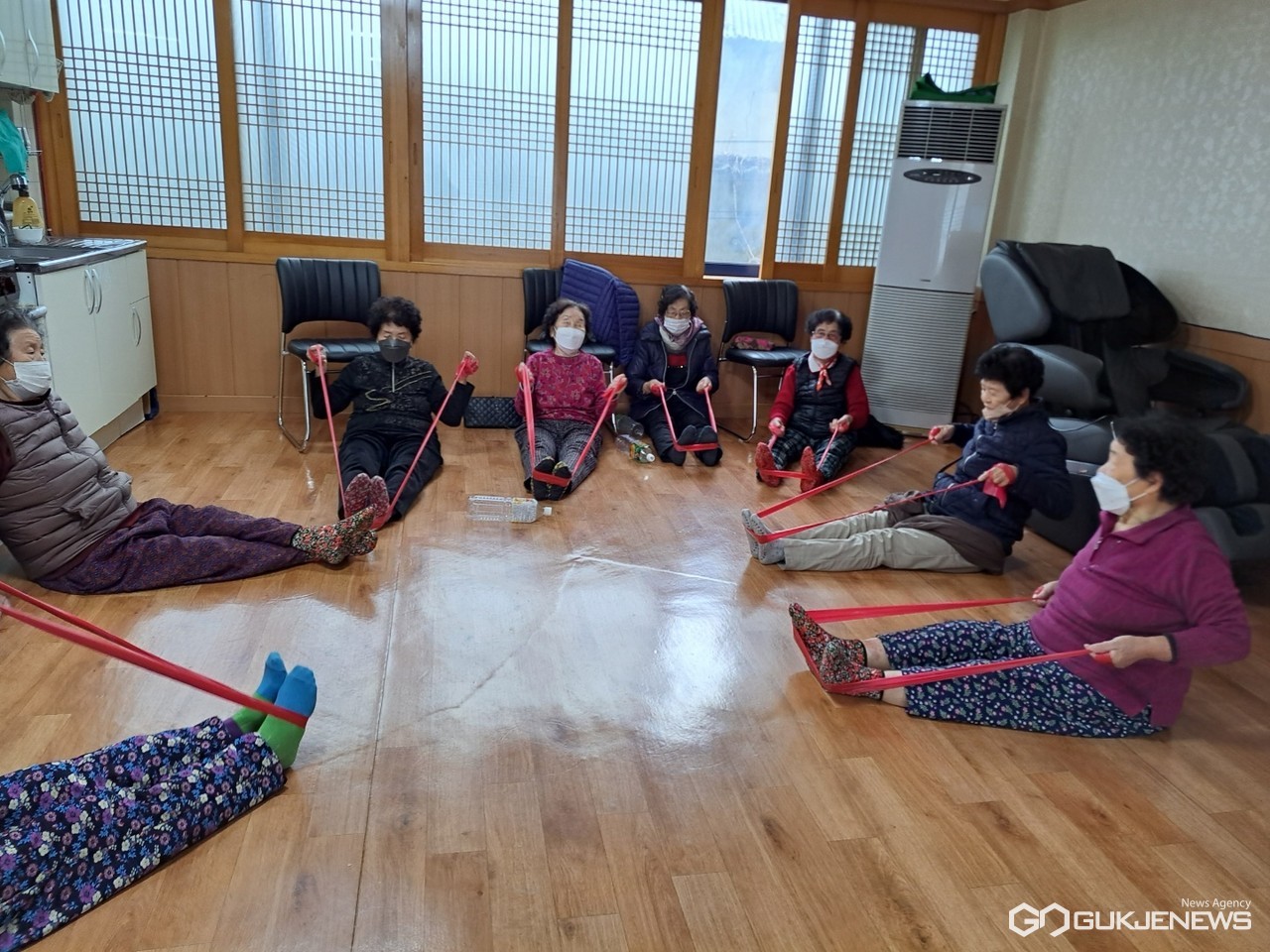 (제공=경주시) 지난해 경로당 운동프로그램