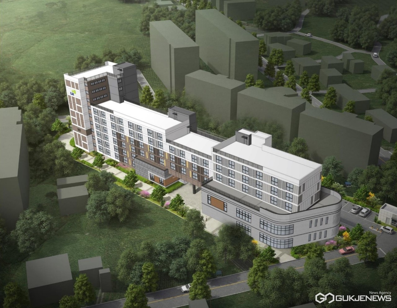 (제공=경주시) 안강 고령자복지주택 조감도