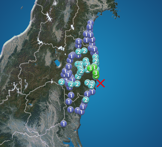 일본 지진 (출처=웨더뉴스)