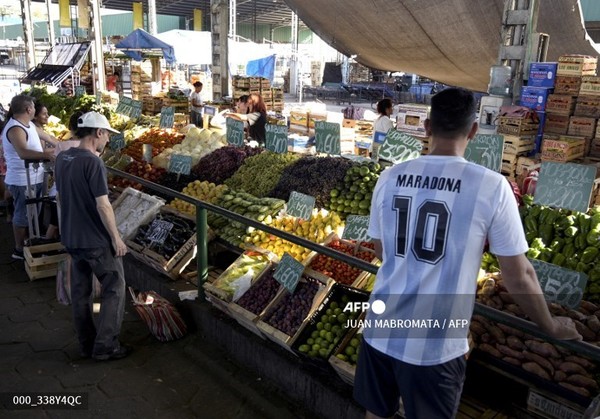 아르헨티나 부에노스아이레스 시장. 사진제공/AFP통신
