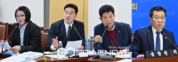 7일 오전  제주도의회 환경도시원회는 제주도가 제출한  '제주도 도시계획조례 일부개정안'을 두고 도민공감대 형성을 얻지 못한 부족한 조례라는 질타가 쏟아졌다.[사진=제주도의회 제공]