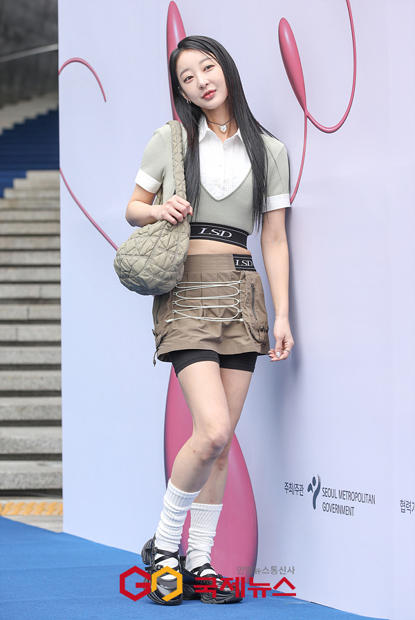 [GJ포토] EXID 혜린, '귀여운 자태'(서울패션위크 얼킨)