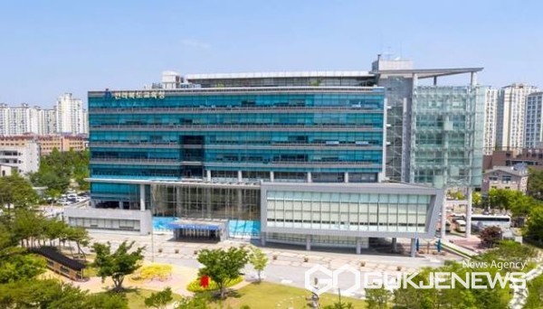 전북도교육청 전경 모습.