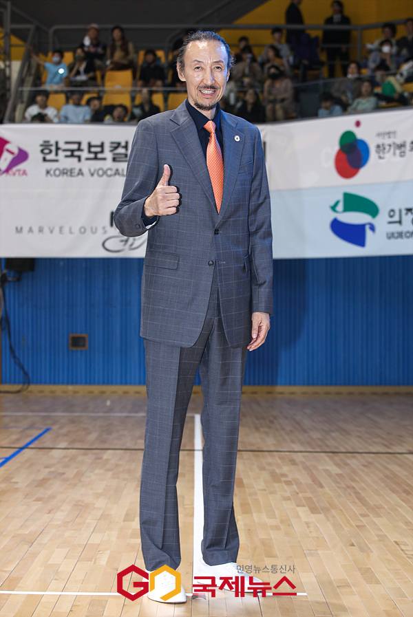[GJ포토] 한기범희망나눔 한기범 회장, '스타와 함께하는 희망농구 최고!'