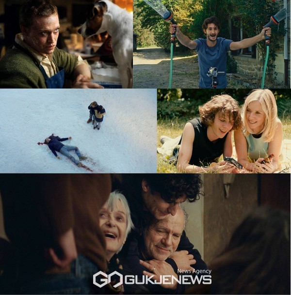 뤽베송 <도그맨>, 미셸 공드리 <공드리의 솔루션 북>쥐스틴 트리에 <추락의 해부>, 카트린느 브레야 <라스트 썸머>필립 가렐 <북두칠성> [사진제공=주한 프랑스 대사관]