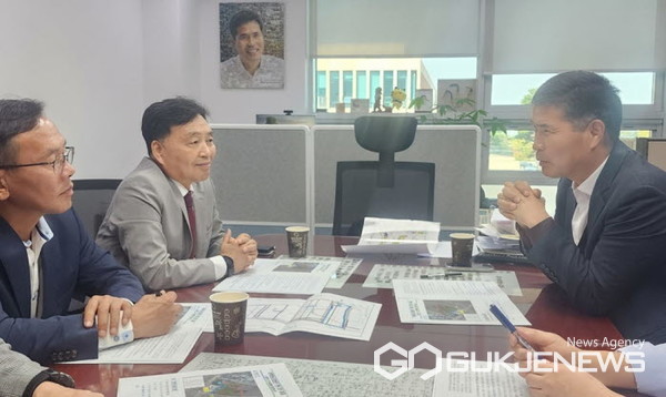 이찬중 김제부시장이 국가예산확보에 총력을 기울이고 있다.(사진=김제시)