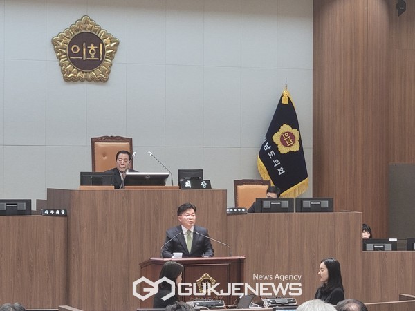 충남도의회 김민수 의원(국제뉴스/박의규 기자)