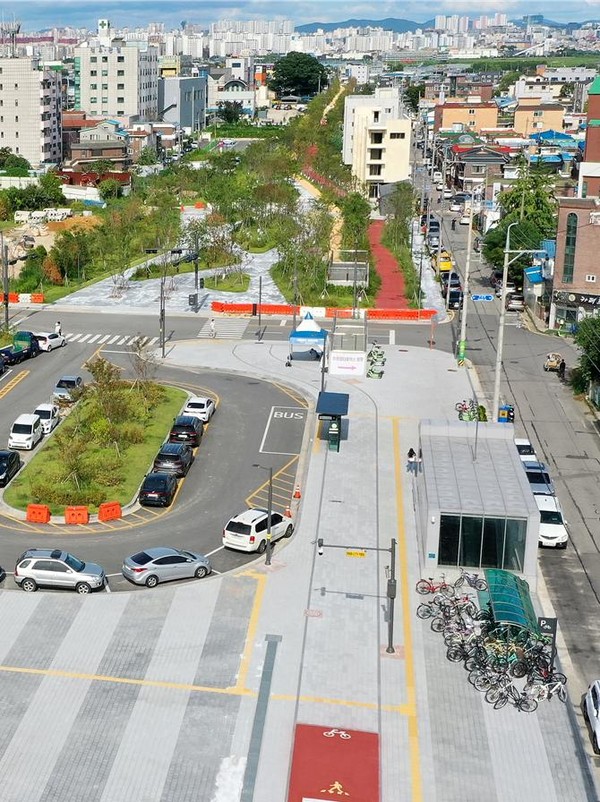 하늘숲길 전경. 사진제공=수원특례시청