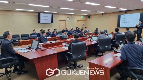 임원대상 현장교육을 통해 ‘내부통제 강화 교육’을 실시했다. [사진제공=도로교통공단]