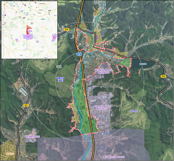 15일 발표한 용인 이동읍 공공주택지구 지정계획(사진=용인시)