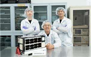 11/12일, 나라스페이스테크놀로지 발사전 기념촬영 모습