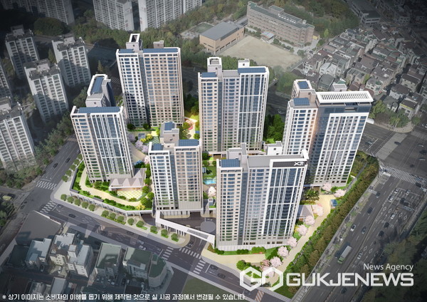 영통역자이 프라시엘 조감도(사진/GS건설)