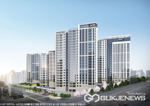 영통역자이 프라시엘 투시도(GS건설)