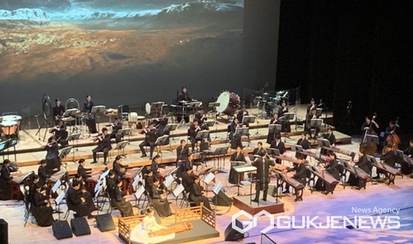객석점유율 최저라는 오명을 안은 청주시립국악단 제133회 정기연주회 ‘가을 연정’ 공연 모습./국제뉴스통신DB