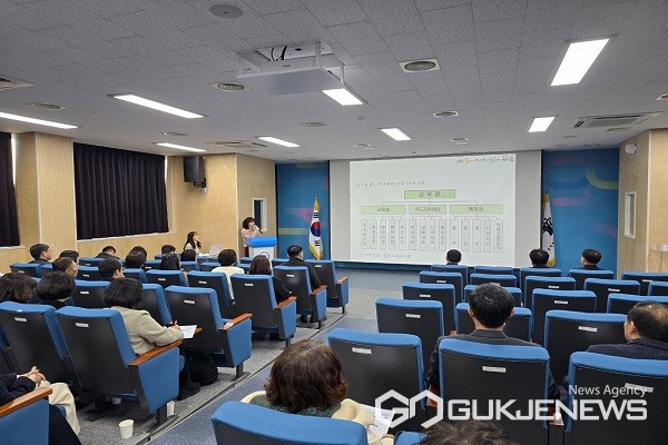 연찬회 모습.(제공=진천교육지원청)