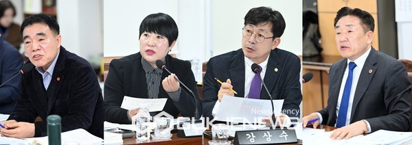 연일 불미스러운 의혹이 제기되고 있는 제주시 체육회 이병철 회장을 향해 제주도의회 문화관광체육위원회 의원들은 이병철 제주시체육회장의 책임있는 자세를 촉구했다.[사진=제주도의회]