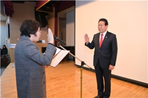 전 직원 '선서문 낭독' 결의대회 모습/제공=동구청